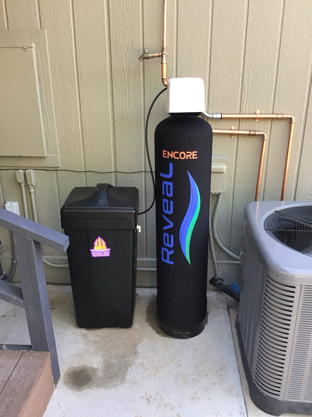 Encore combination softener and filtration unit
