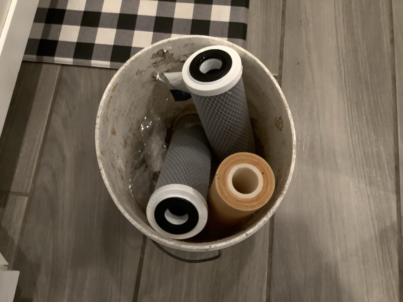 Old vs new RO filters — replacement comparison